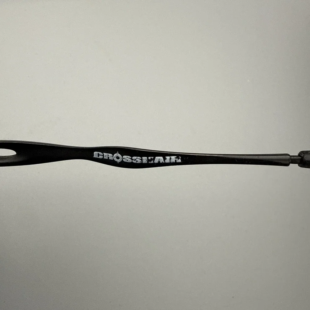Oakley Crosshair  Black Retired Vintage Model RARE-Gray Lens 61-15-includes Case